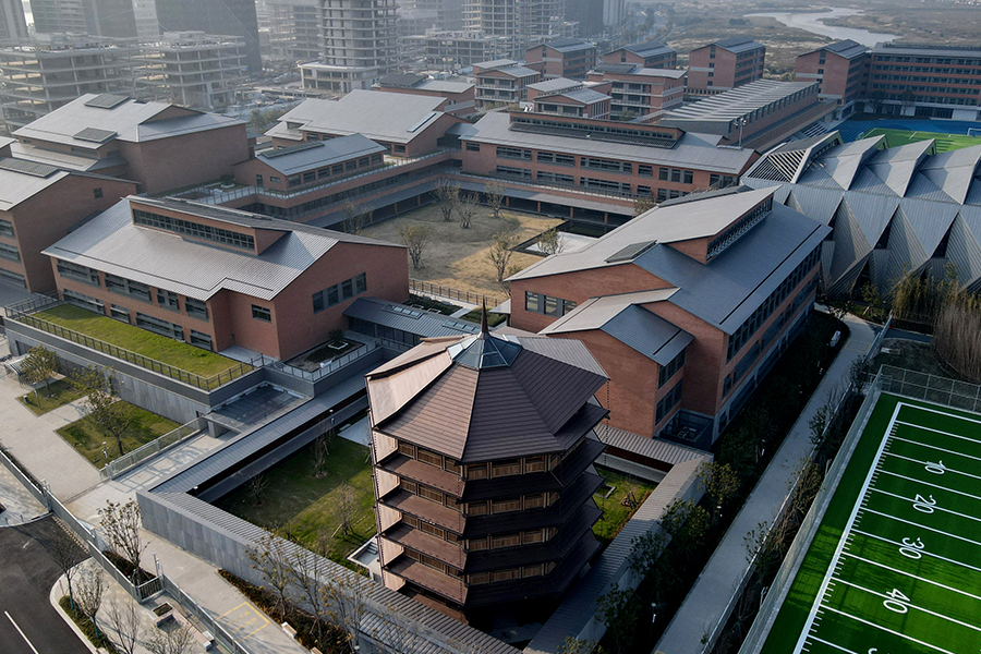 Dự án lợp mái trường học hồ Dishui